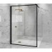 Душевая перегородка Paini 110 PAINI-WalkIN110F профиль Черный матовый стекло прозрачное
