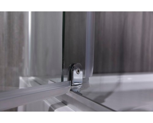 Душевой уголок Esbano ESR-8180 120x80 профиль Хром стекло прозрачное