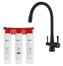Смеситель для кухни Lemark Comfort Черный матовый