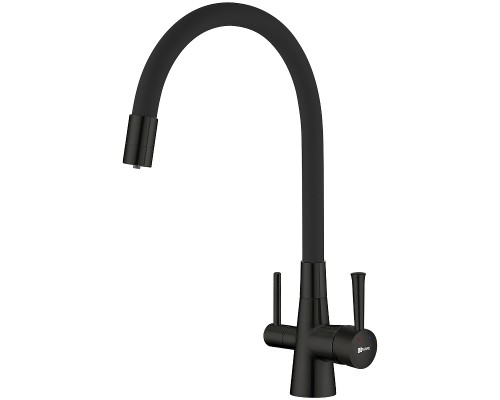 Смеситель для кухни Lemark Comfort Черный матовый