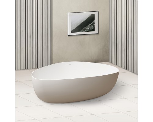 Ванна из искусственного камня Abber Stein 180x130 AS9608 без гидромассажа