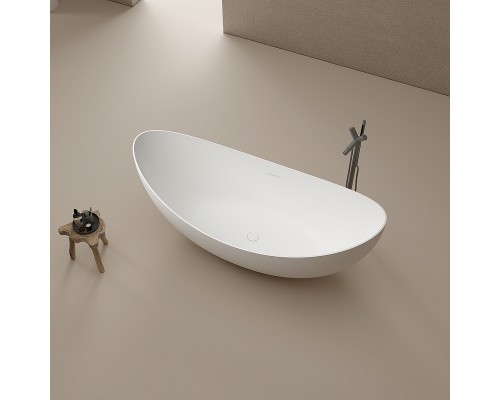 Ванна из искусственного камня Abber Stein 180x80 AS9633 без гидромассажа