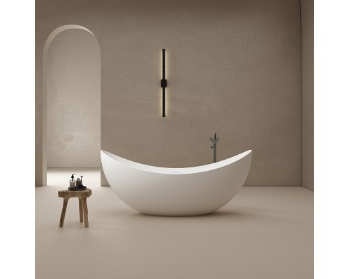 Ванна из искусственного камня Abber Stein 180x80 AS9633 без гидромассажа