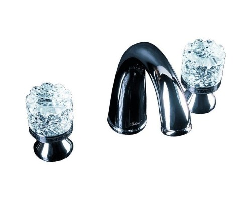 Смеситель для раковины Boheme Crystal 277-CRST/2 Хром