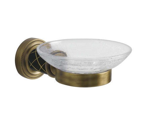 Мыльница Boheme Murano 10903-B-BR Бронза Черная