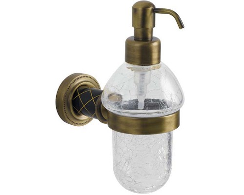 Дозатор для жидкого мыла Boheme Murano 10912-B-BR Бронза Черный