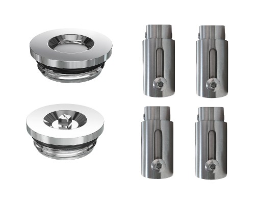 Водяной полотенцесушитель Aquatek Вега П7 500x600 AQ DR0760CH Хром