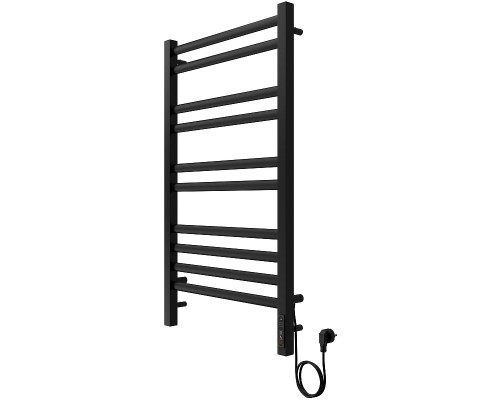 Электрический полотенцесушитель Aquatek Поларис П10 500x900 AQ EL KO1090BL Черный муар