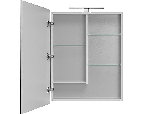 Зеркальный шкаф Aquaton Лондри 60 1A278502LH010 Белый глянцевый Зеркальный шкаф Aquaton Лондри 60 1A278502LH010 Белый глянцевый