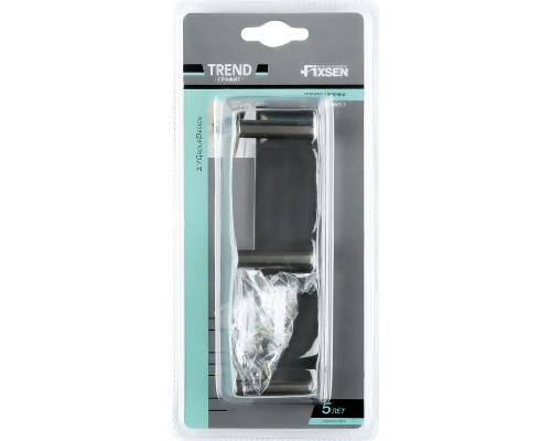 Вешалка для полотенец Fixsen Trend Graphite FX-98005-3 Черный графит