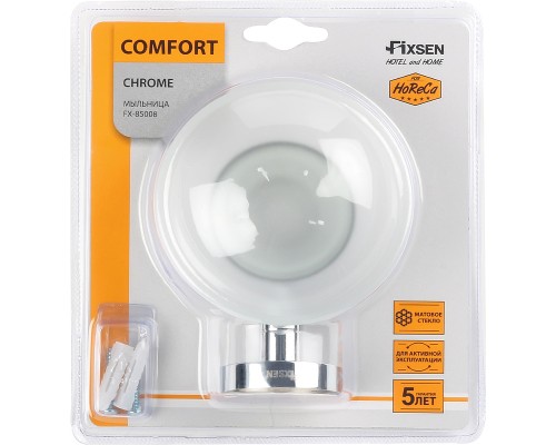 Мыльница Fixsen Comfort Chrome FX-85008 Хром