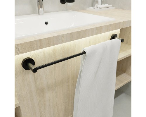 Полотенцедержатель Fixsen Comfort Black FX-86001 Черный матовый