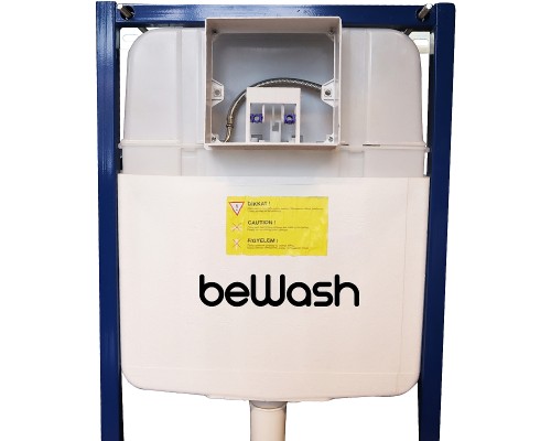 Инсталляция beWash BW74 для унитаза с клавишей смыва Хром глянцевый