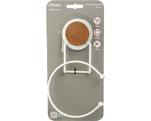 Полотенцедержатель Fixsen Magic White FX-47011 Белый матовый