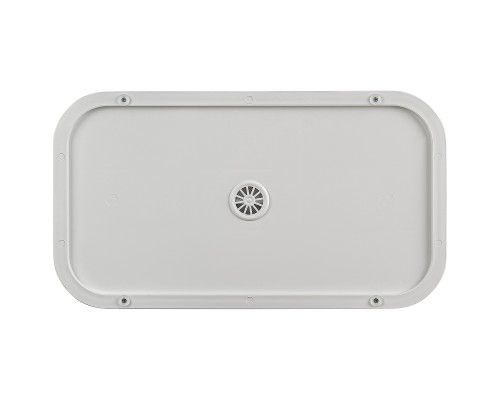 Корзина для белья Geralis SWG-B Ромб стежка Белая, кант Золото, стандартная