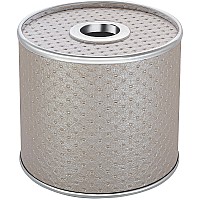 Салфетница Geralis S-PLH Punto Бежевая, кант Хром