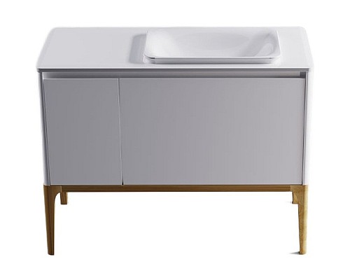 Тумба под раковину Astra Form Капелла 80 03110007 подвесная Белая