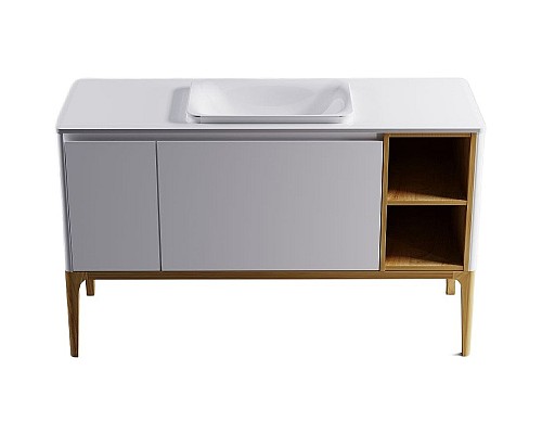 Тумба под раковину Astra Form Капелла 80 03110007 подвесная Белая