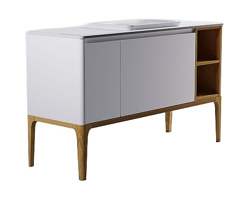 Тумба под раковину Astra Form Капелла 80 03110007 подвесная Белая