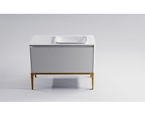 Тумба под раковину Astra Form Капелла 80 03110007 подвесная Белая