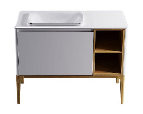 Подвесной шкаф Astra Form Капелла 30 03110002 открытый Ясень