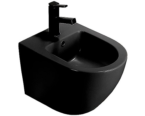 Биде CeramaLux 2342MB подвесное Черное матовое
