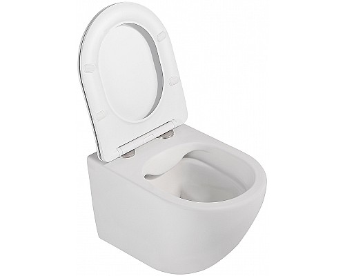 Унитаз Abber Bequem AC1100MW подвесной Белый матовый с сиденьем Микролифт