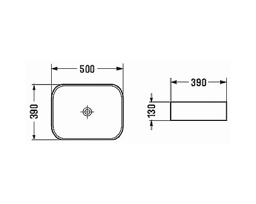 Раковина-чаша Azario 50 AZ-78109MB Черная матовая