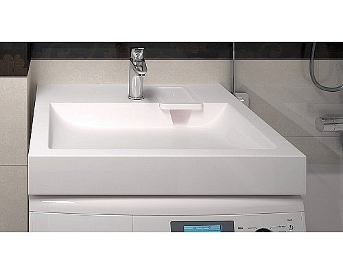 Раковина Azario Beta 60 CS00078301 на стиральную машину Белая