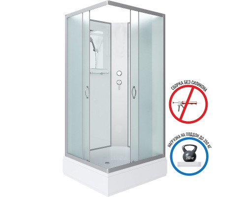 Душевая кабина Niagara Classic 90x80 NG-33984-14QBK без гидромассажа