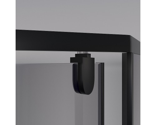 Душевой уголок Niagara Eco 100х100 NG-010-14DT профиль Черный стекло тонированное