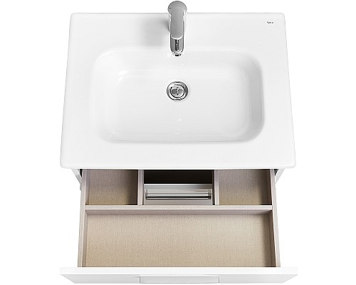 Тумба под раковину Roca Victoria 60 A857468806 подвесная Белый глянец