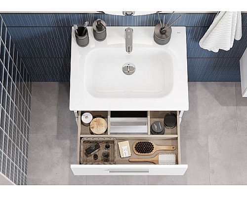 Тумба под раковину Roca Victoria 60 A857468806 подвесная Белый глянец