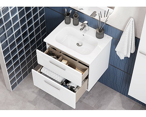 Тумба под раковину Roca Victoria 60 A857468806 подвесная Белый глянец