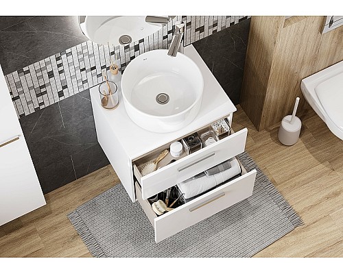 Тумба под раковину Roca Victoria 60 A857468806 подвесная Белый глянец