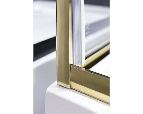 Душевая дверь Niagara Nova 90 NG-43-9AG профиль Холодное золото стекло прозрачное