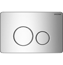 Клавиша смыва Grossman Style 700.K31.05.10M.10M Хром глянцевый