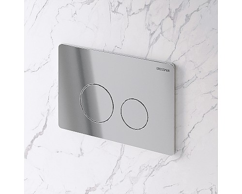 Клавиша смыва Grossman Style 700.K31.05.10M.10M Хром глянцевый