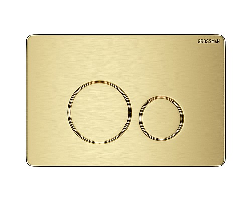 Клавиша смыва Grossman Style 700.K31.05.32M.32M Золото сатиновое