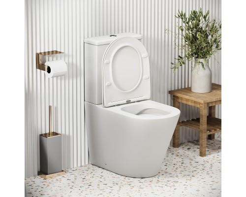 Унитаз компакт Grossman Color Белый матовый с бачком и сиденьем Микролифт