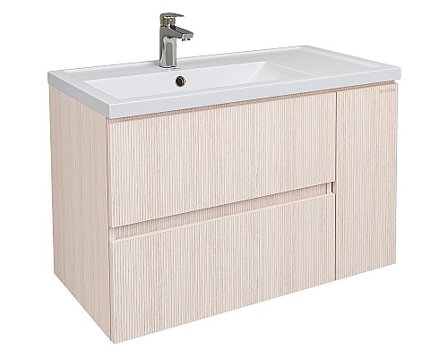 Тумба под раковину Grossman Юнит 80 2080141 подвесная Кадена лайт