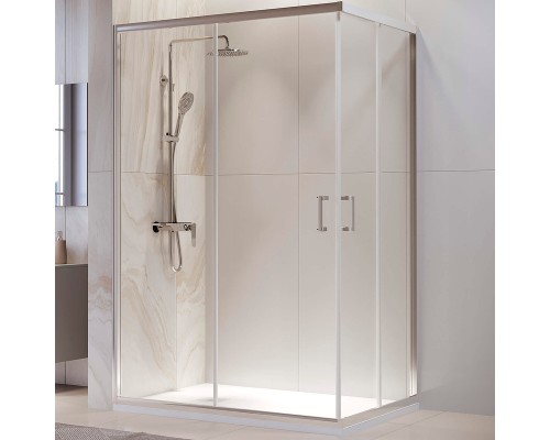 Душевой уголок RGW Passage PA-246 100x90 030824690-11 профиль Хром стекло прозрачное