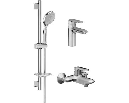 Комплект смесителей Jacob Delafon Kumin E99900RU-CP Хром