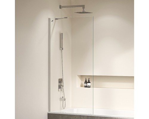Шторка на ванну RGW Screens SC-150 90х150 351115009-11 профиль Хром стекло прозрачное