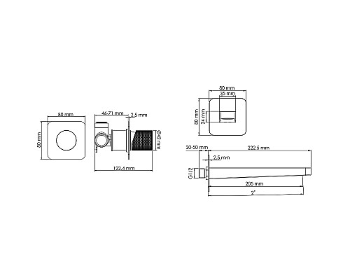 Смеситель для раковины WasserKRAFT Paar A8851.311 Розовое золото
