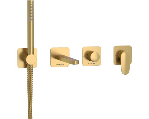 Смеситель для ванны WasserKRAFT Havel A3651.282.284.285.194.286 Золото матовое