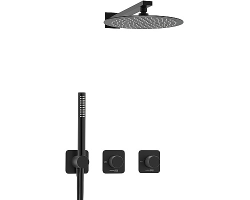 Душевая система WasserKRAFT Fulda A5251.299.219.258.302.242.217 Черная матовая