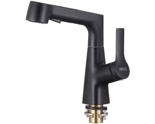 Смеситель для кухни D-Lin D158374-A Черный матовый