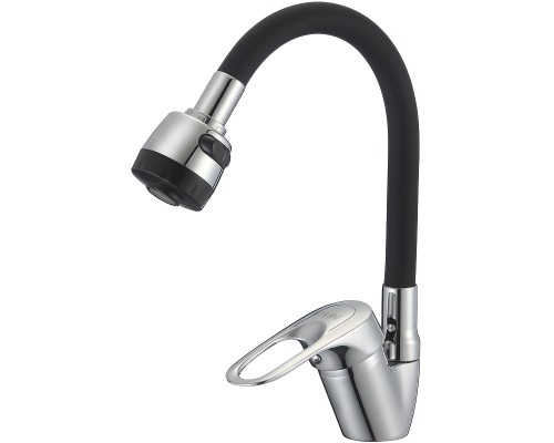 Смеситель для кухни D-Lin D150628-1T Хром Черный