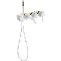 Смеситель для ванны Timo Saona 2314/16YSM Белый матовый